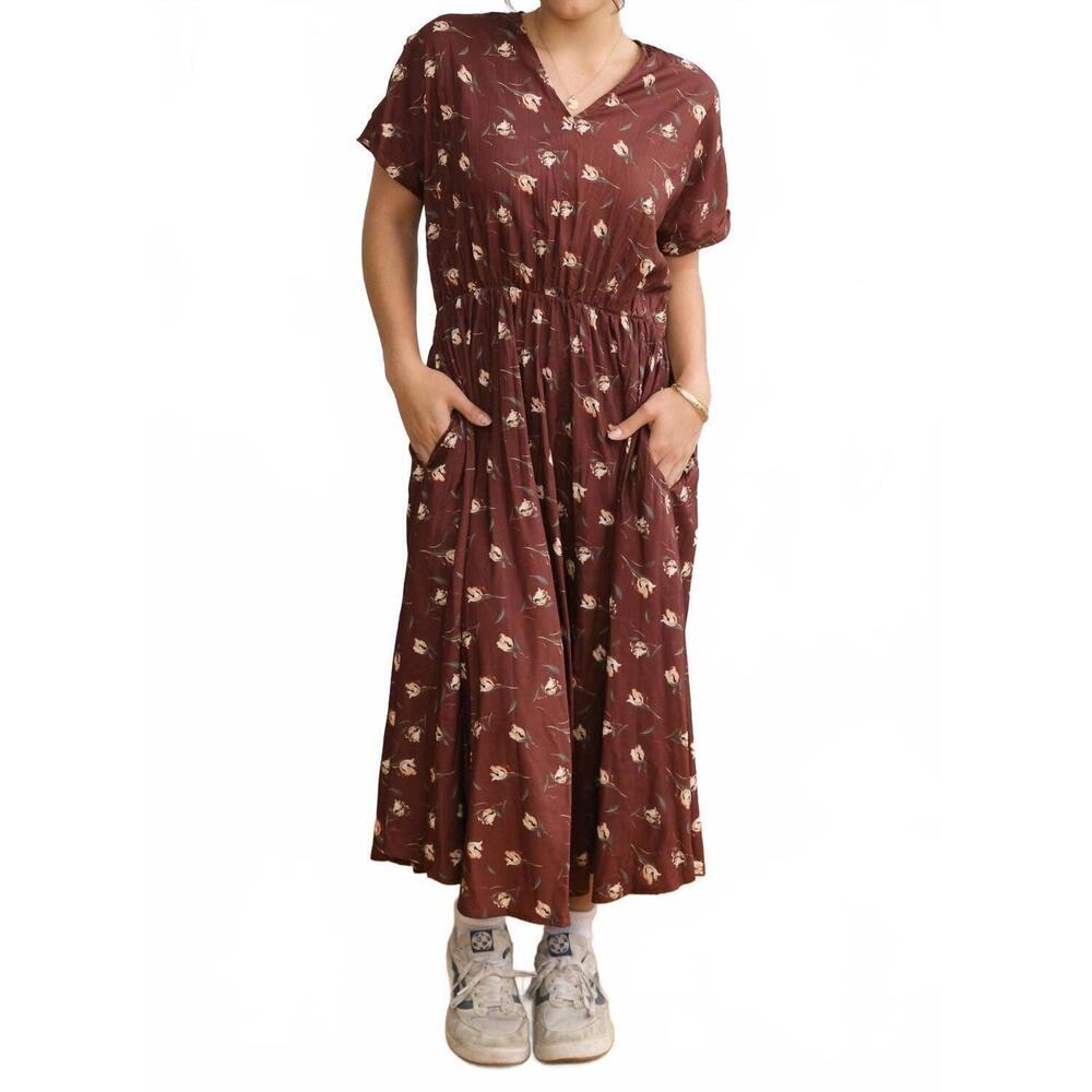 NEW FUN 2 FUN jane dress in maroon